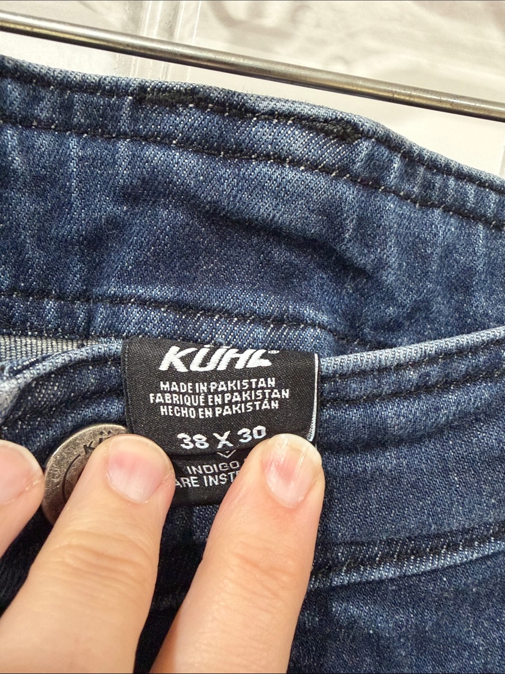 EUC Kuhl Men's Dark Blue Straight Jeans - Picture 5 of 6